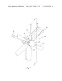 SUB SEA CENTRAL AXIS TURBINE WITH REARWARDLY RAKED BLADES diagram and image