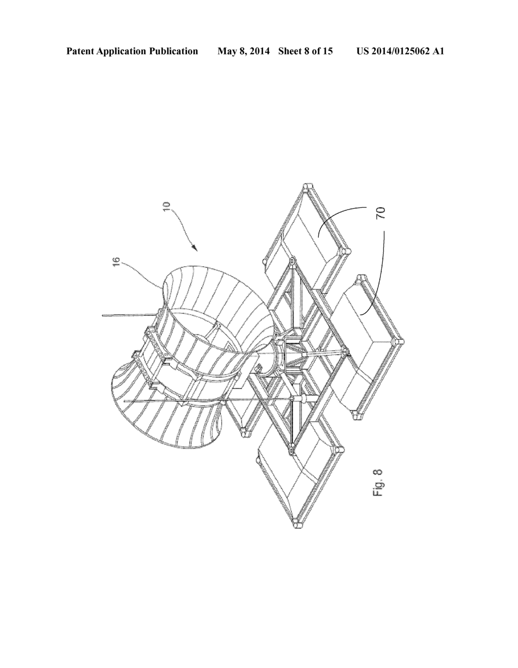 SUB SEA CENTRAL AXIS TURBINE WITH REARWARDLY RAKED BLADES - diagram, schematic, and image 09