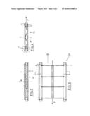 SAFETY SILL FOR A STRUCTURAL FRAME BEARING A BATTER IN THE EVENT OF A SIDE     IMPACT diagram and image