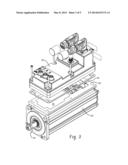 METHOD FOR PROVIDING SERVO MOTOR REAR BEARING SUPPORT, SPACE FOR INTERNAL     ELECTRONIC PACKAGING AND IP SEALING BETWEEN MOTOR AND EXTERNALLY ATTACHED     DEVICES diagram and image