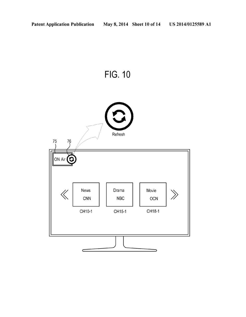 DISPLAY APPARATUS AND CONTROL METHOD FOR DISPLAYING AN OPERATIONAL STATE     OF A USER INPUT - diagram, schematic, and image 11