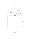 TOUCH-SENSING DEVICE AND TOUCH-SENSING DISPLAY THEREWITH diagram and image