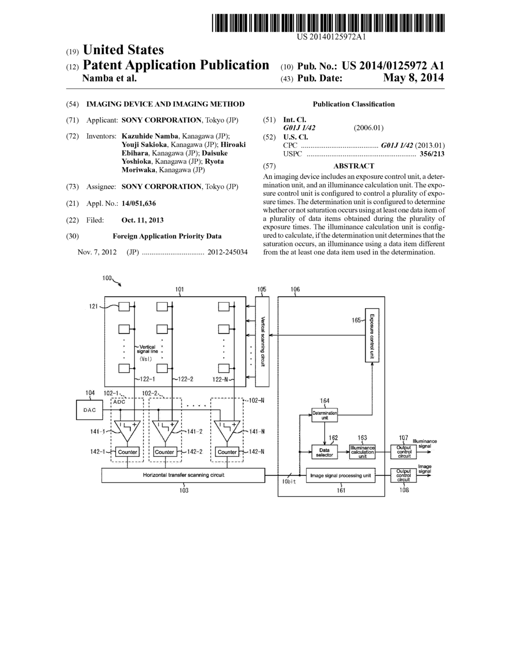 IMAGING DEVICE AND IMAGING METHOD - diagram, schematic, and image 01