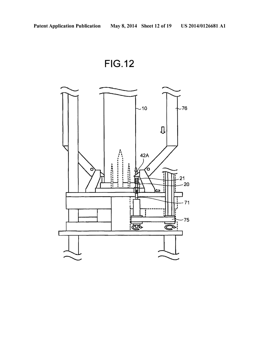 SUPPORT PIN REPLACING APPARATUS FOR CONTROL ROD CLUSTER GUIDE TUBE - diagram, schematic, and image 13