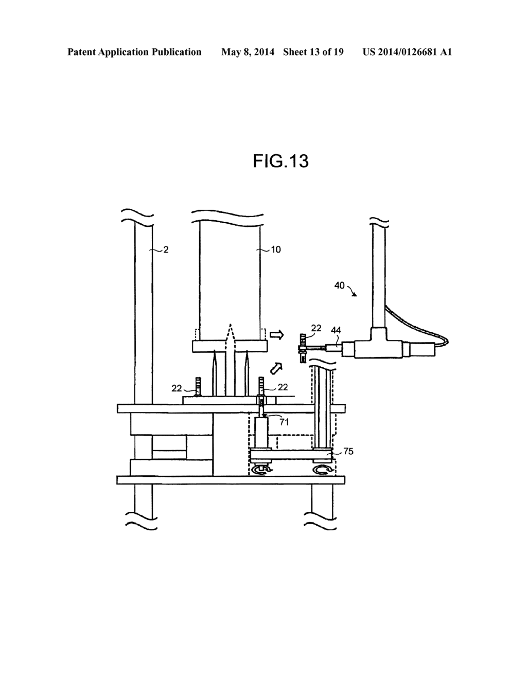 SUPPORT PIN REPLACING APPARATUS FOR CONTROL ROD CLUSTER GUIDE TUBE - diagram, schematic, and image 14