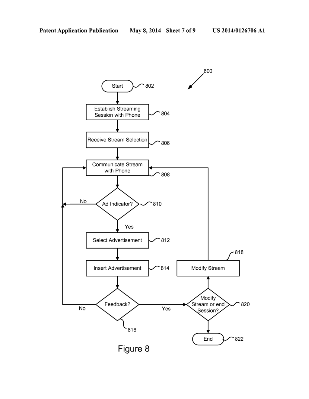 SYSTEM AND METHOD FOR INTERACTIVE ADVERTISEMENT AUGMENTATION VIA A CALLED     VOICE CONNECTION - diagram, schematic, and image 08