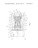 GAS-TURBINE ENGINE WITH A TELESCOPIC AIR INLET IN THE ENGINE LINING diagram and image