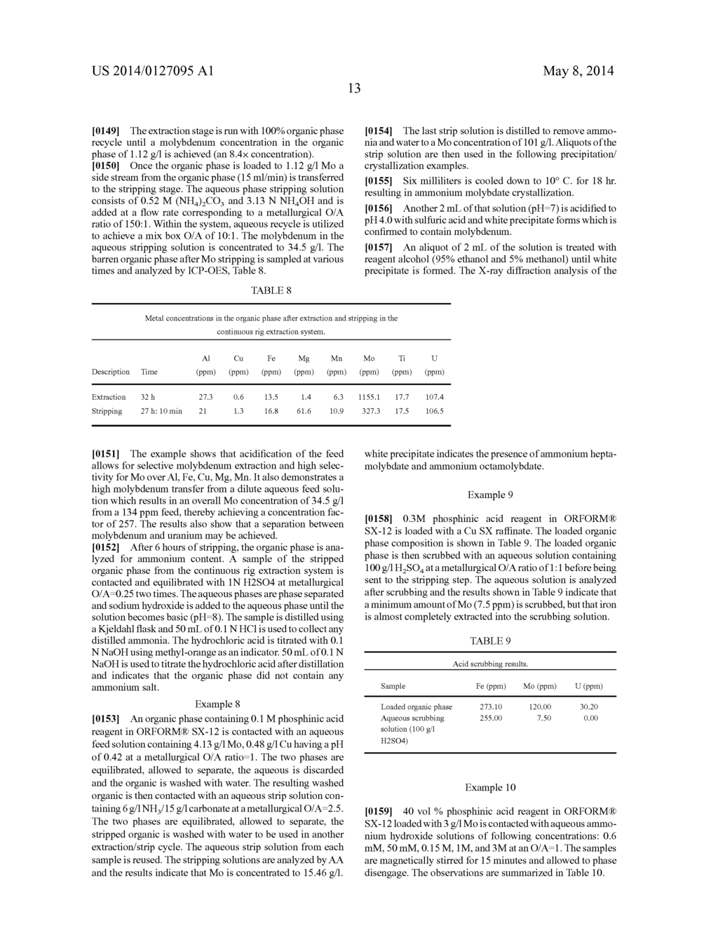 PROCESSES FOR RECOVERING METALS FROM AQUEOUS SOLUTIONS - diagram, schematic, and image 15