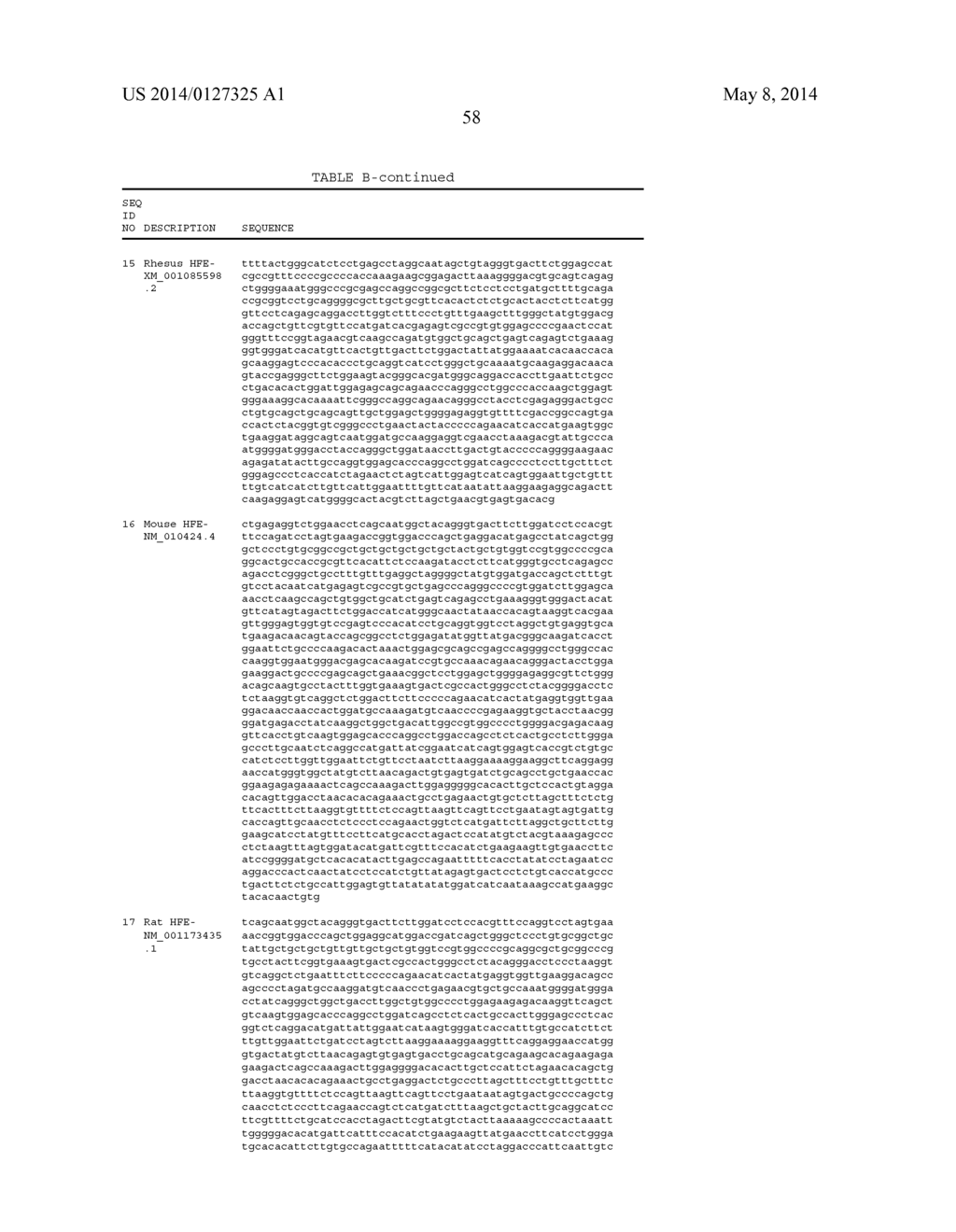 Compositions and Method for Inhibiting Hepcidin Antimicrobial Peptide     (HAMP) or HAMP-Related Gene Expression - diagram, schematic, and image 69