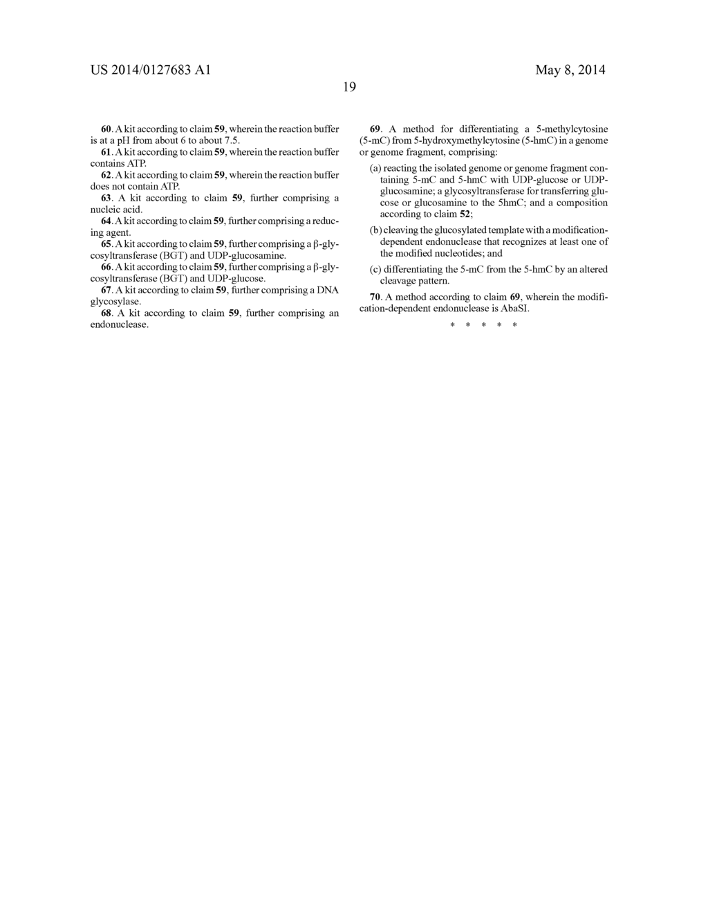 Compositions and Methods for Oxygenation of Nucleic Acids Containing     5-Methylpyrimidine - diagram, schematic, and image 28