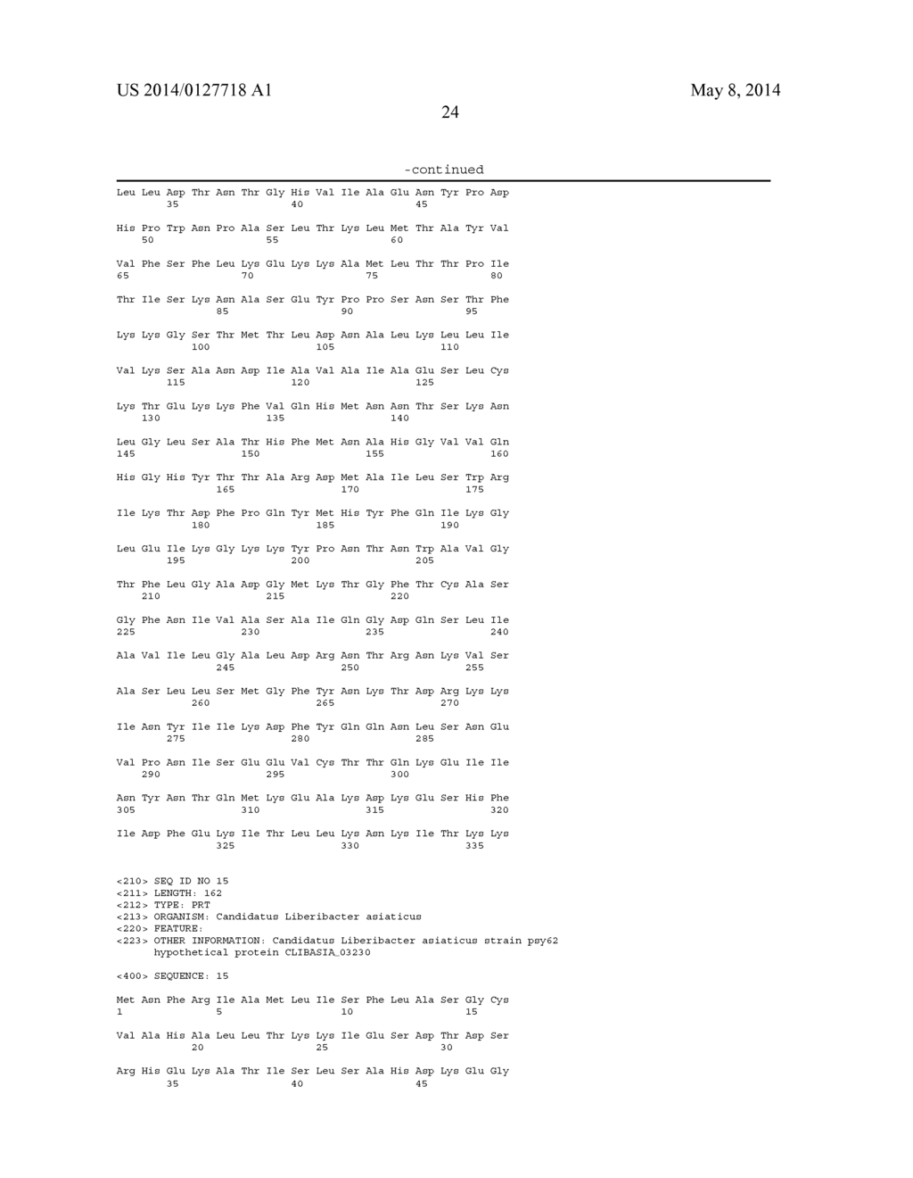 IDENTIFICATION OF SECRETED PROTEINS AS DETECTION MARKERS FOR CITRUS     DISEASE - diagram, schematic, and image 29