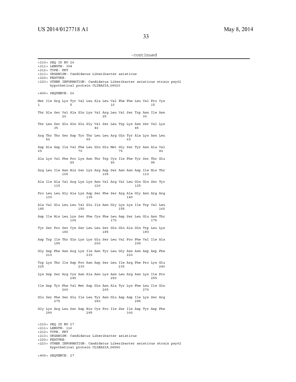 IDENTIFICATION OF SECRETED PROTEINS AS DETECTION MARKERS FOR CITRUS     DISEASE - diagram, schematic, and image 38