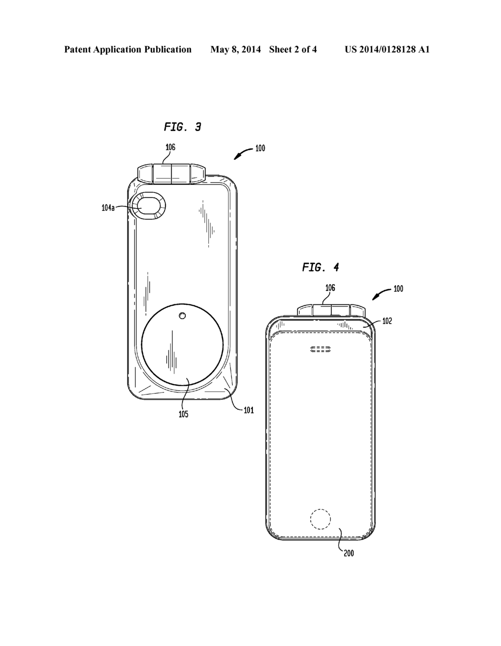 RETRIEVABLE HEADSET STORAGE CASE FOR A PORTABLE ELECTRONIC DEVICE - diagram, schematic, and image 03