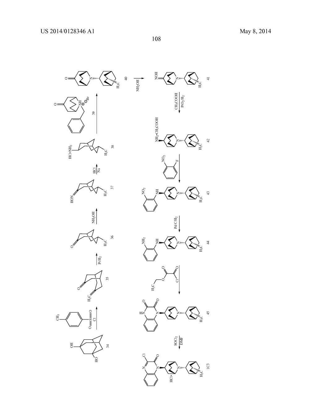 PHOSPHORUS-SUBSTITUTED QUINOXALINE-TYPE PIPERIDINE COMPOUNDS AND USES     THEREOF - diagram, schematic, and image 109