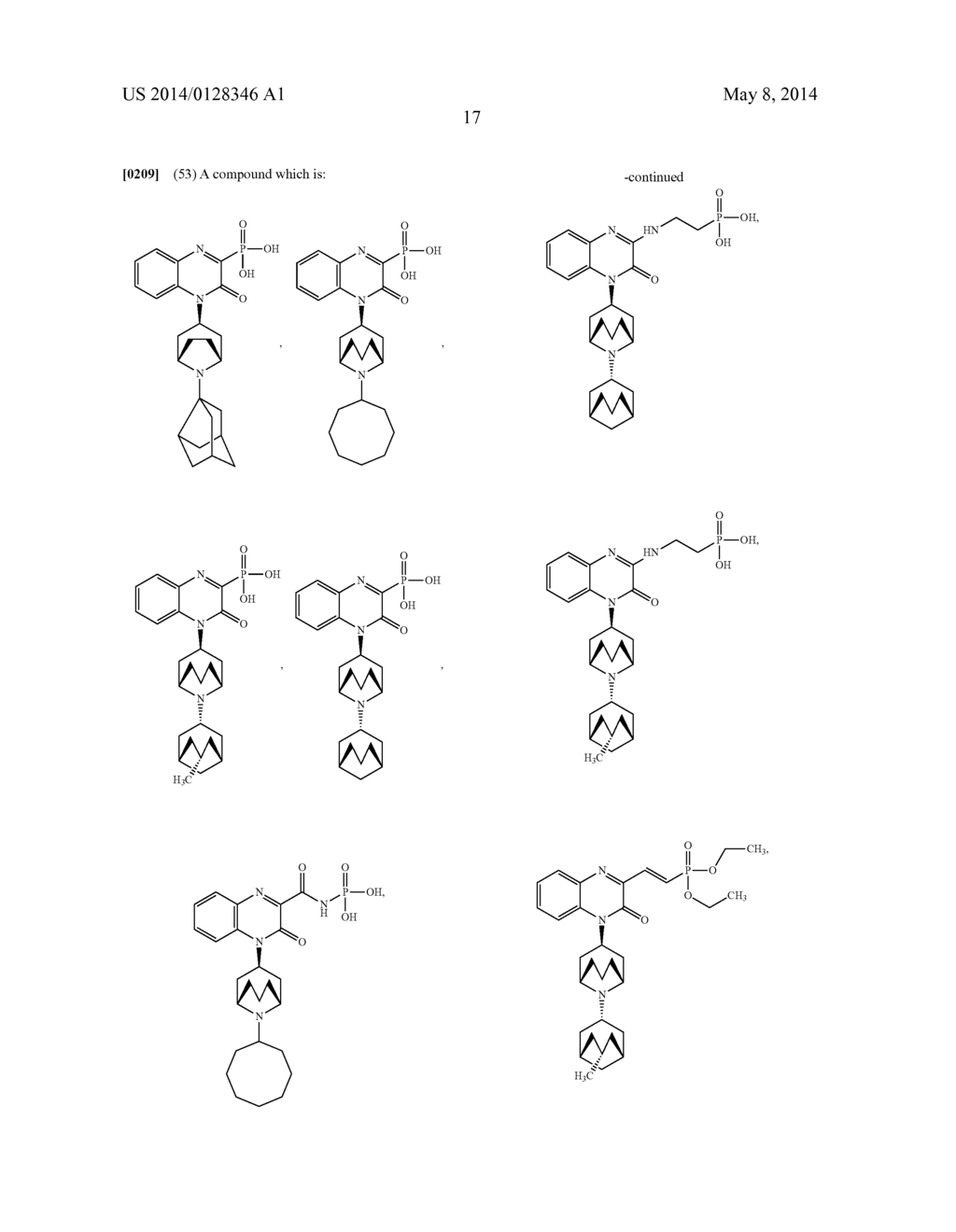 PHOSPHORUS-SUBSTITUTED QUINOXALINE-TYPE PIPERIDINE COMPOUNDS AND USES     THEREOF - diagram, schematic, and image 18