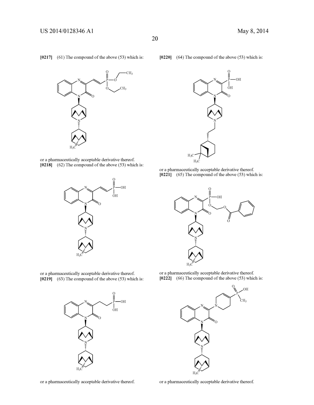 PHOSPHORUS-SUBSTITUTED QUINOXALINE-TYPE PIPERIDINE COMPOUNDS AND USES     THEREOF - diagram, schematic, and image 21