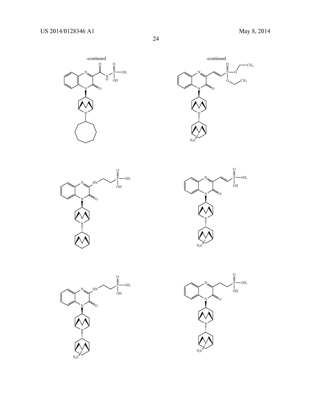 PHOSPHORUS-SUBSTITUTED QUINOXALINE-TYPE PIPERIDINE COMPOUNDS AND USES     THEREOF - diagram, schematic, and image 25