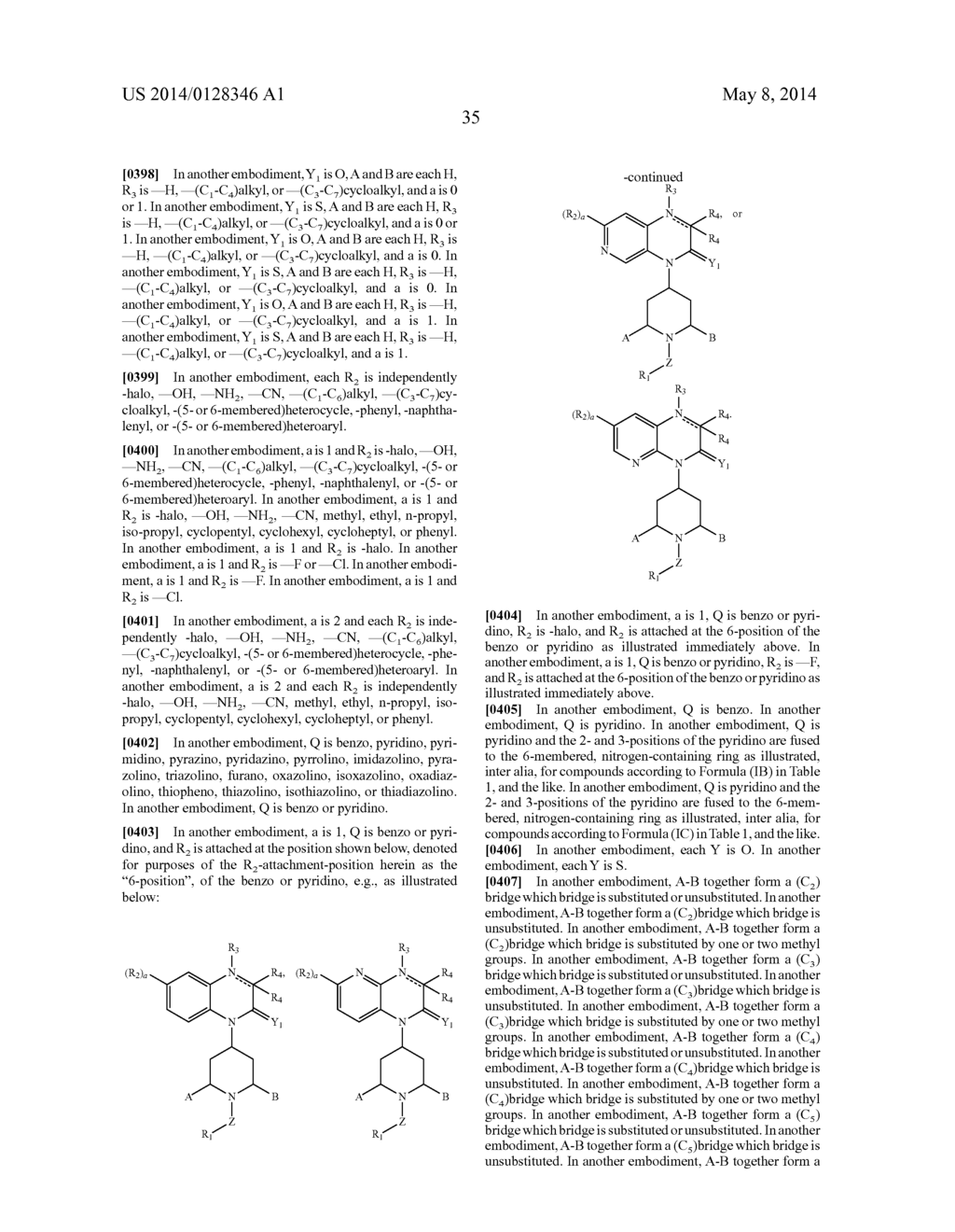 PHOSPHORUS-SUBSTITUTED QUINOXALINE-TYPE PIPERIDINE COMPOUNDS AND USES     THEREOF - diagram, schematic, and image 36