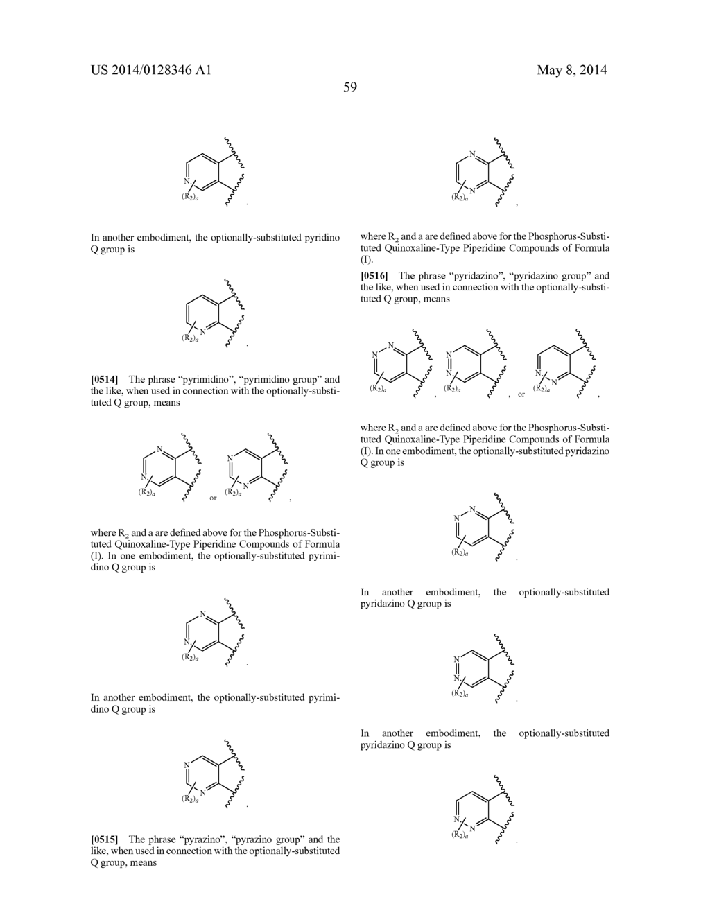 PHOSPHORUS-SUBSTITUTED QUINOXALINE-TYPE PIPERIDINE COMPOUNDS AND USES     THEREOF - diagram, schematic, and image 60