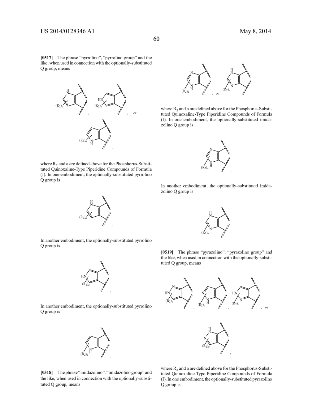 PHOSPHORUS-SUBSTITUTED QUINOXALINE-TYPE PIPERIDINE COMPOUNDS AND USES     THEREOF - diagram, schematic, and image 61