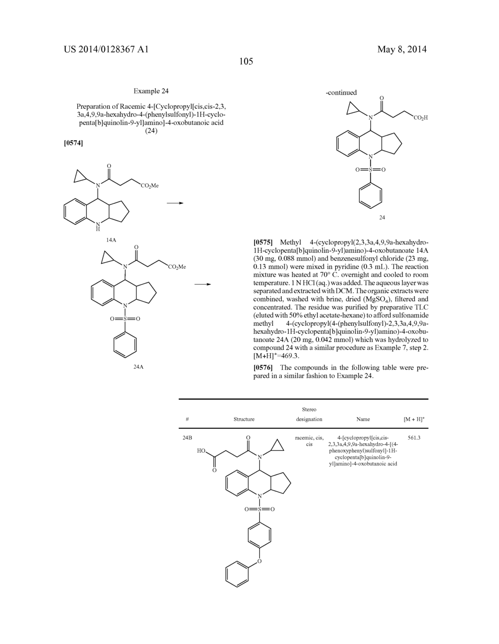 CYCLOALKYL-FUSED TETRAHYDROQUINOLINES AS CRTH2 RECEPTOR MODULATORS - diagram, schematic, and image 107