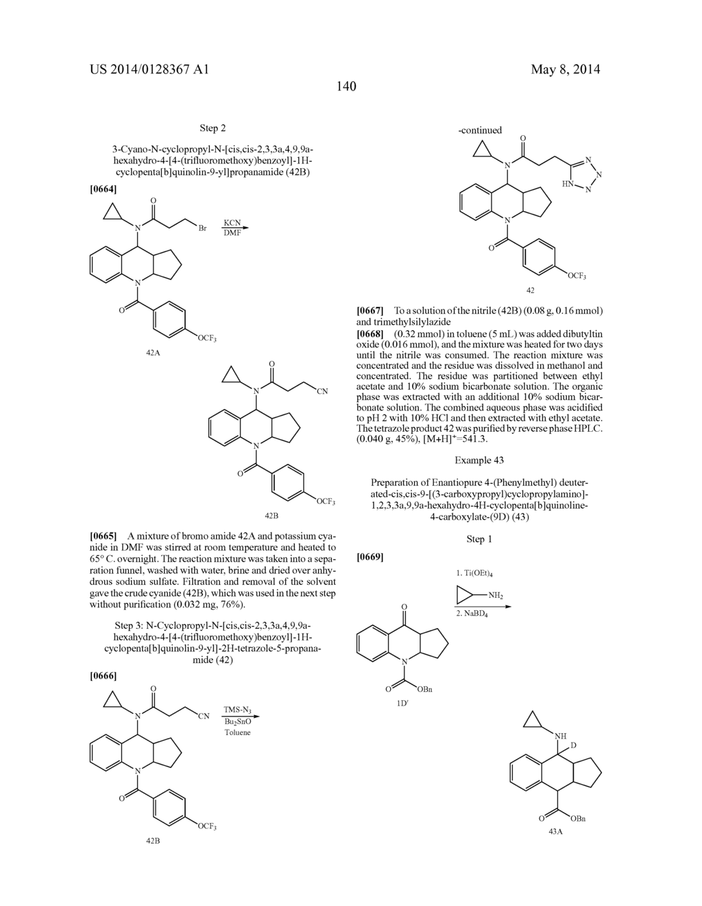 CYCLOALKYL-FUSED TETRAHYDROQUINOLINES AS CRTH2 RECEPTOR MODULATORS - diagram, schematic, and image 142