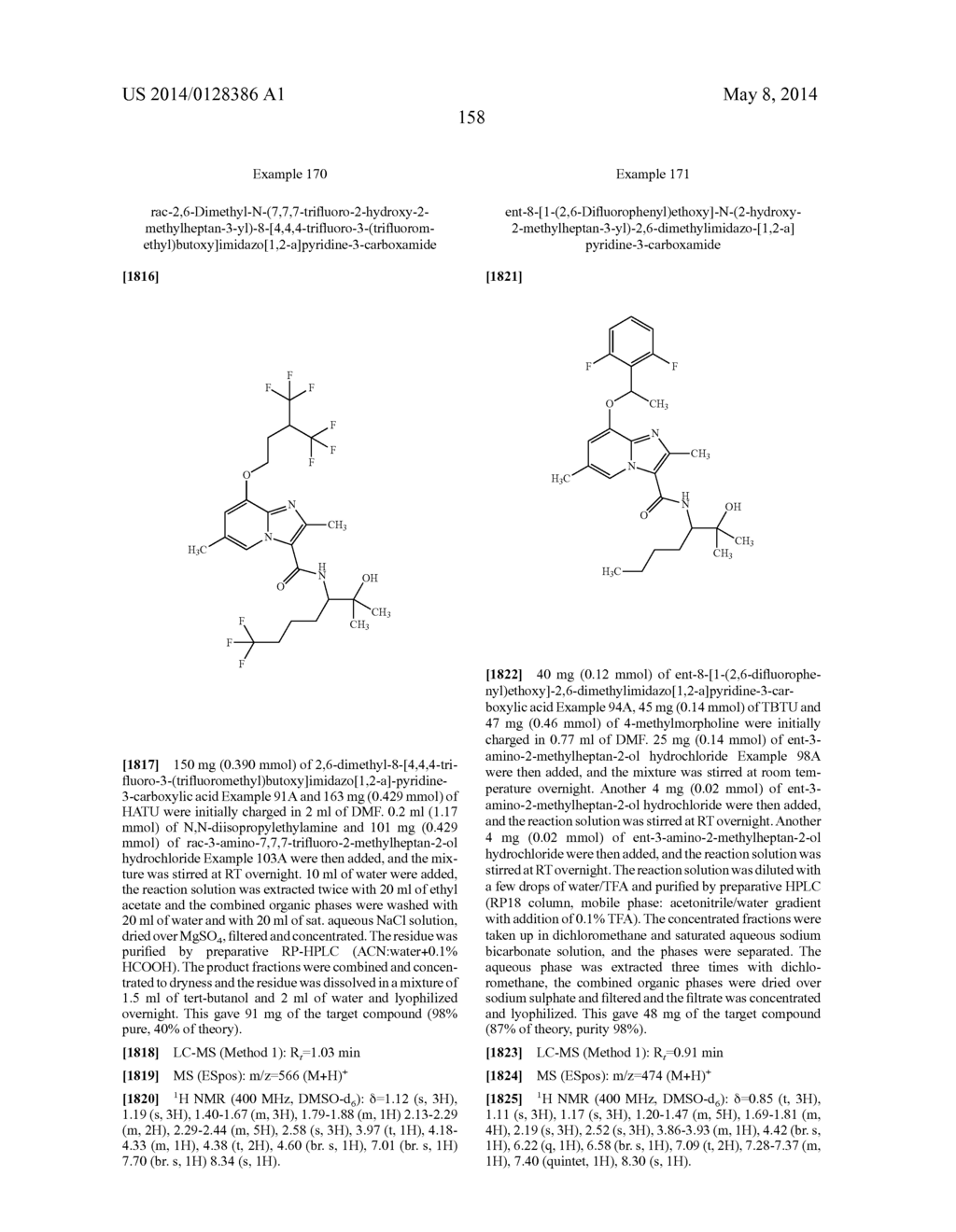 Hydroxy-substituted imidazo[1,2-a]pyridinecarboxamides and their use - diagram, schematic, and image 159