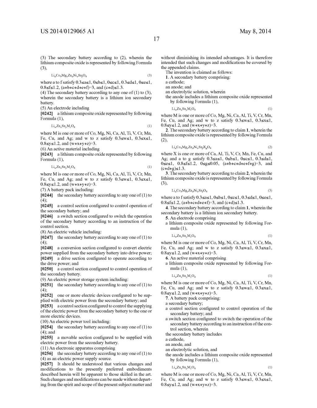 ACTIVE MATERIAL, ELECTRODE, SECONDARY BATTERY, BATTERY PACK, ELECTRIC     VEHICLE, ELECTRIC POWER STORAGE SYSTEM, ELECTRIC POWER TOOL, AND     ELECTRONIC APPARATUS - diagram, schematic, and image 25