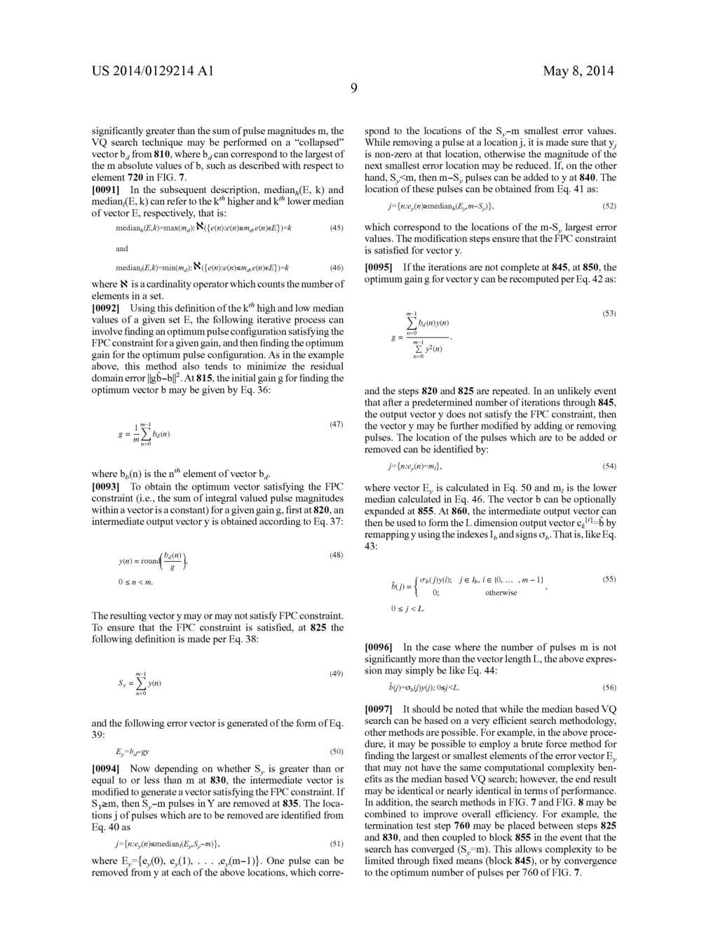 Method and Apparatus for Generating a Candidate Code-Vector to Code an     Informational Signal - diagram, schematic, and image 24