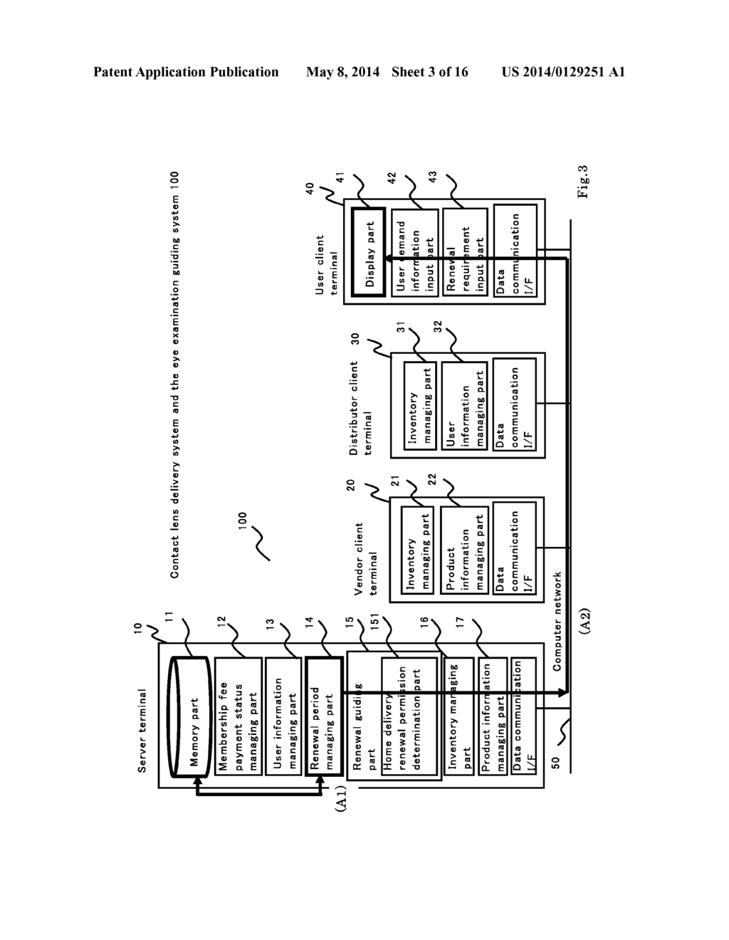 CONTACT LENS DELIVERY SYSTEM AND AN EYE EXAMINATION GUIDING SYSTEM AND A     METHOD OF THE SAME - diagram, schematic, and image 04