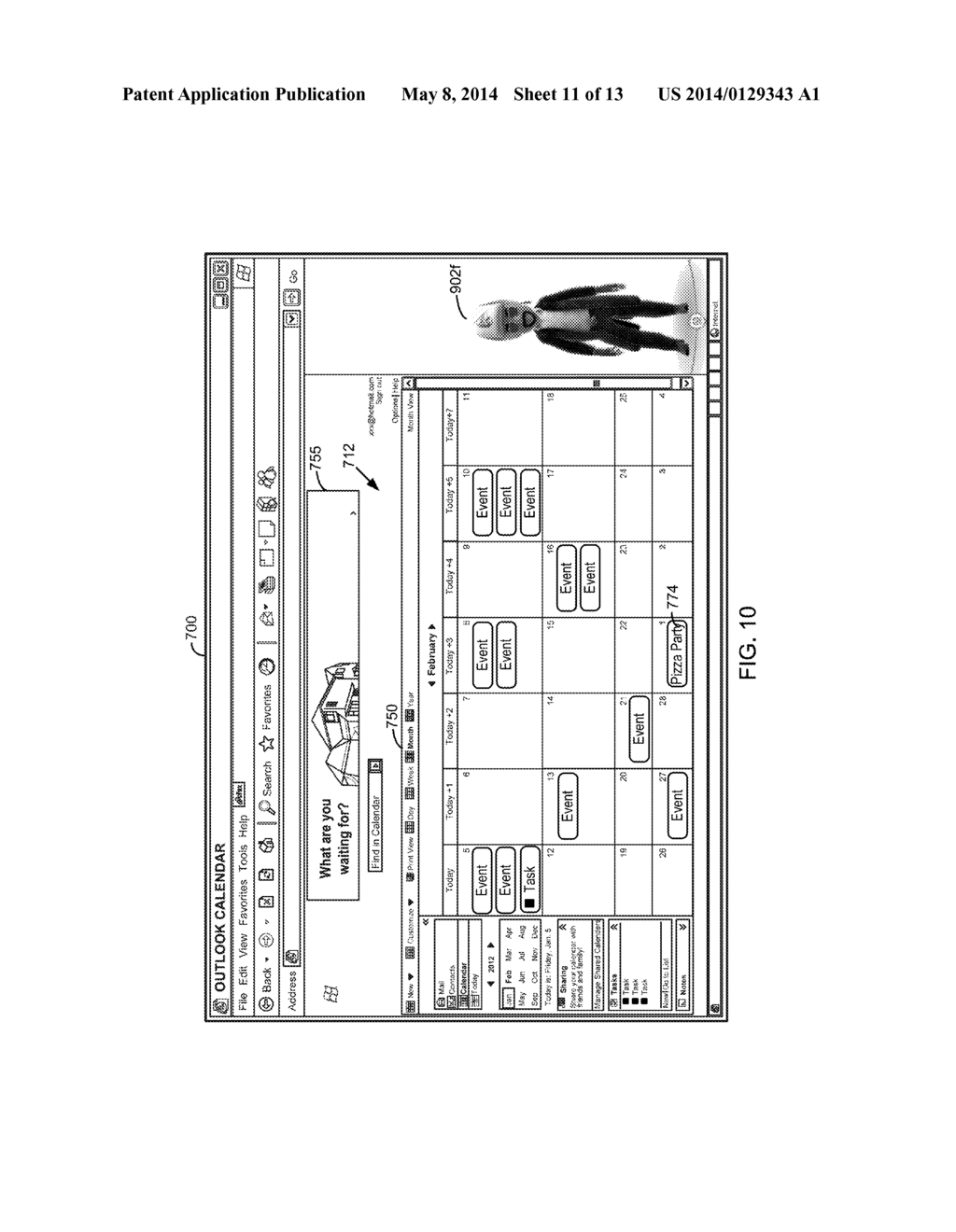 DYNAMIC TARGETED ADVERTISING AVATAR - diagram, schematic, and image 12