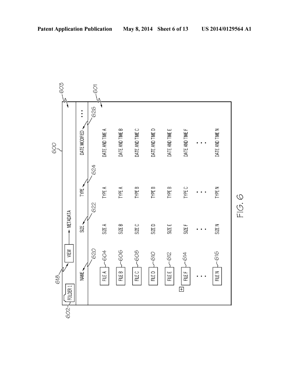 PROVIDING FILE INDEXES AND PER-FILE VIEWING MODES WITHIN A FILE MANAGEMENT     APPLICATION - diagram, schematic, and image 07