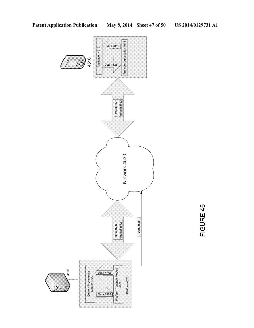 METHOD AND SYSTEM FOR SENDING DATA - diagram, schematic, and image 48