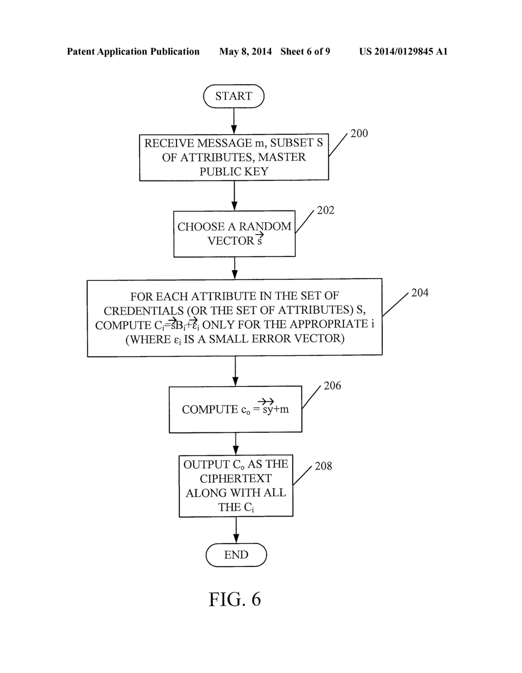 ATTRIBUTE BASED ENCRYPTION USING LATTICES - diagram, schematic, and image 07