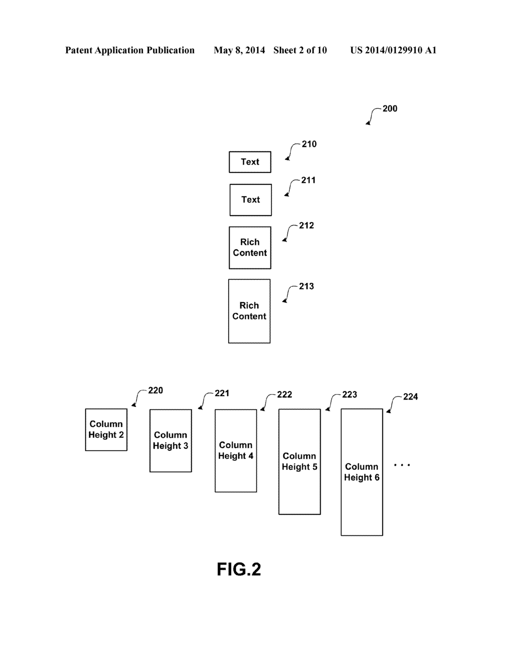 DYNAMIC LAYOUT OF CONTENT IN A GRID BASED APPLICATION - diagram, schematic, and image 03