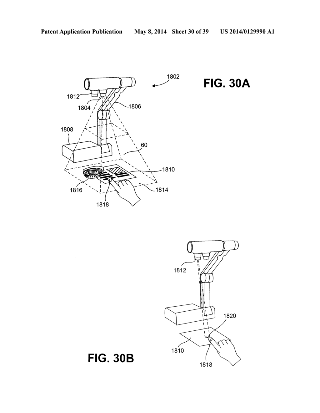 INTERACTIVE INPUT SYSTEM HAVING A 3D INPUT SPACE - diagram, schematic, and image 31