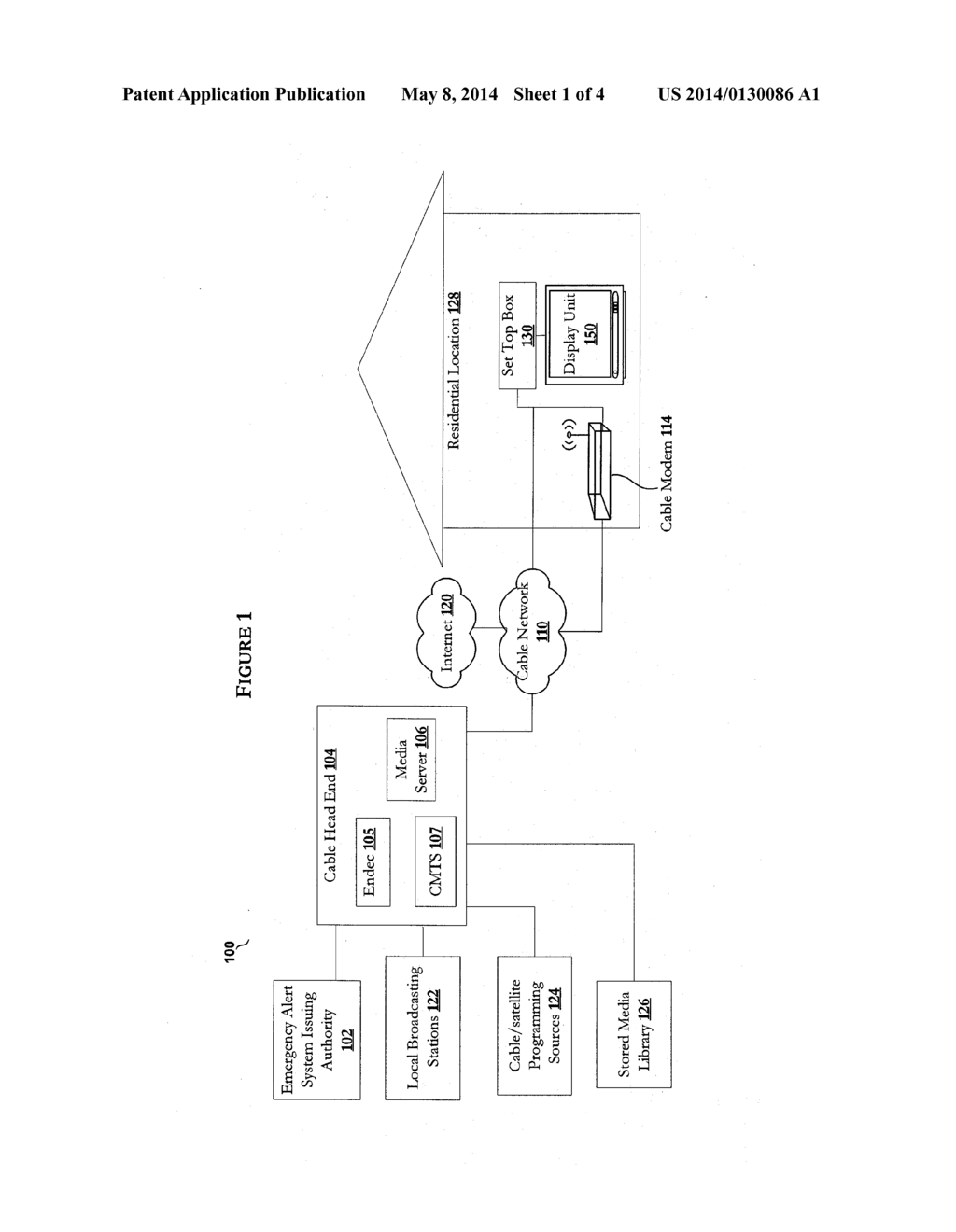 System and Method for Bypassing an Emergency Alert Break-In for a     Television Program - diagram, schematic, and image 02