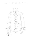 ARTICLE OF CLOTHING HAVING MAGNETIC FASTENING ASSEMBLIES diagram and image