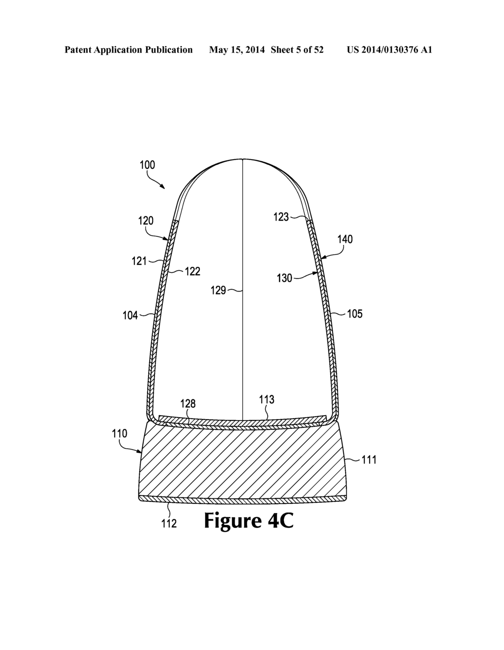 Article Of Footwear Incorporating A Knitted Component With Interior Layer     Features - diagram, schematic, and image 06