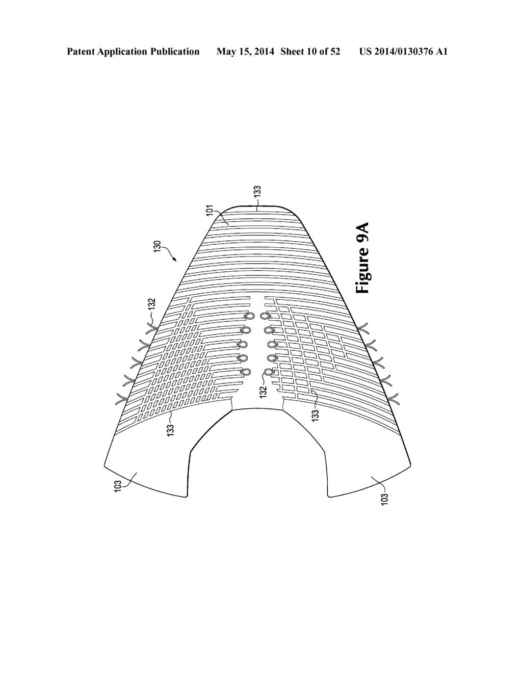 Article Of Footwear Incorporating A Knitted Component With Interior Layer     Features - diagram, schematic, and image 11