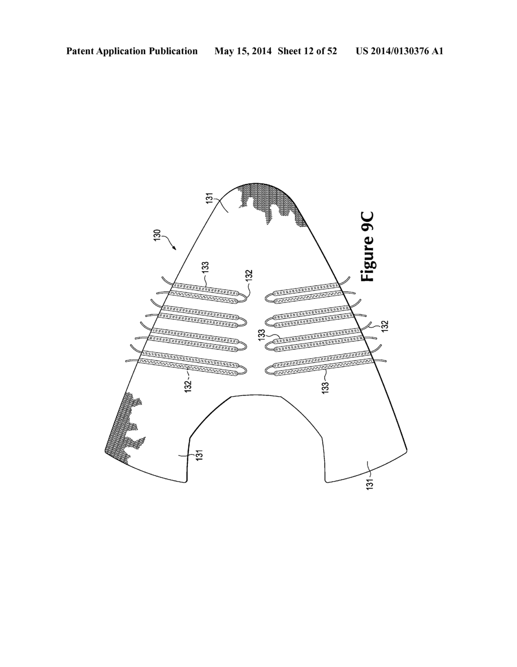 Article Of Footwear Incorporating A Knitted Component With Interior Layer     Features - diagram, schematic, and image 13