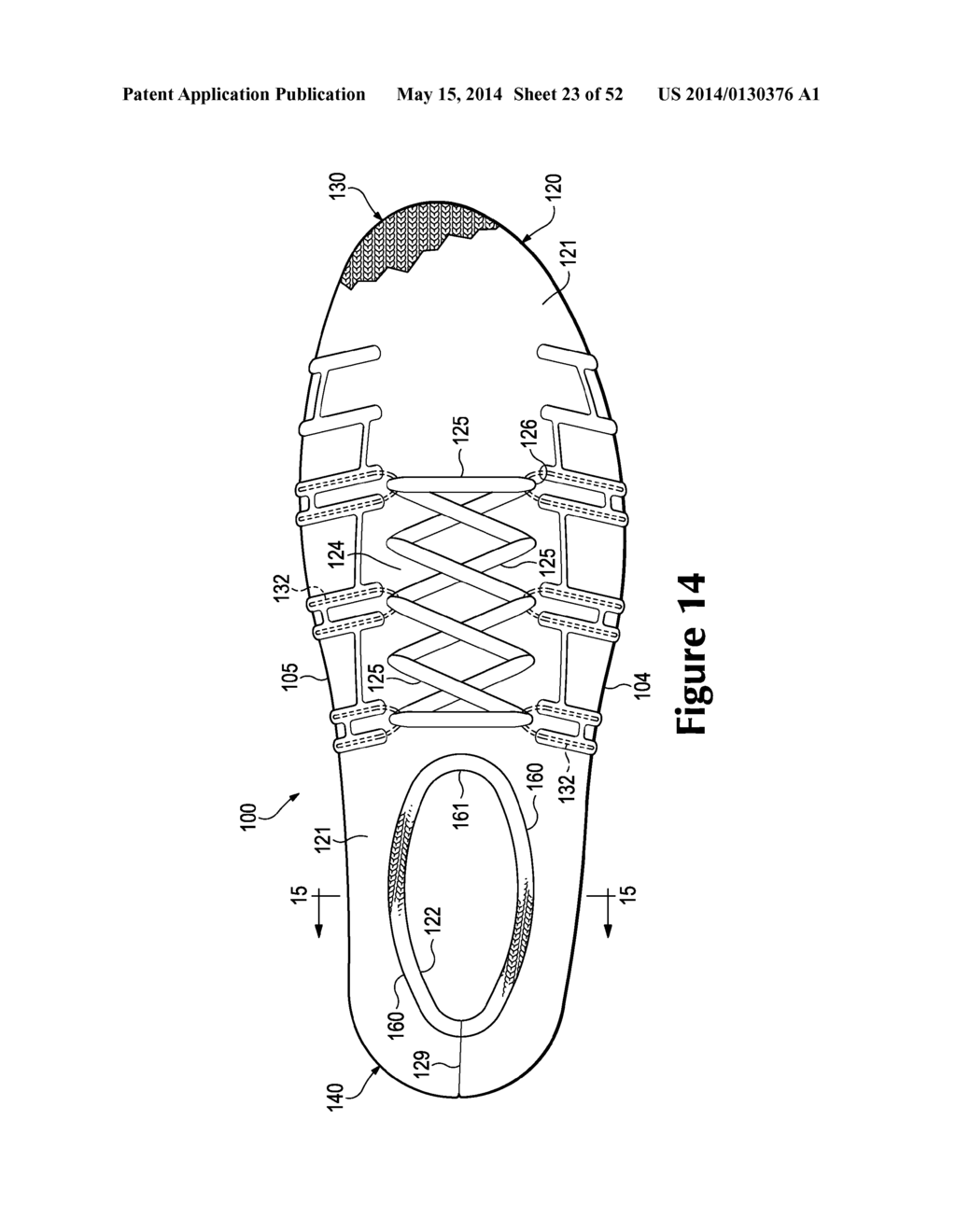 Article Of Footwear Incorporating A Knitted Component With Interior Layer     Features - diagram, schematic, and image 24