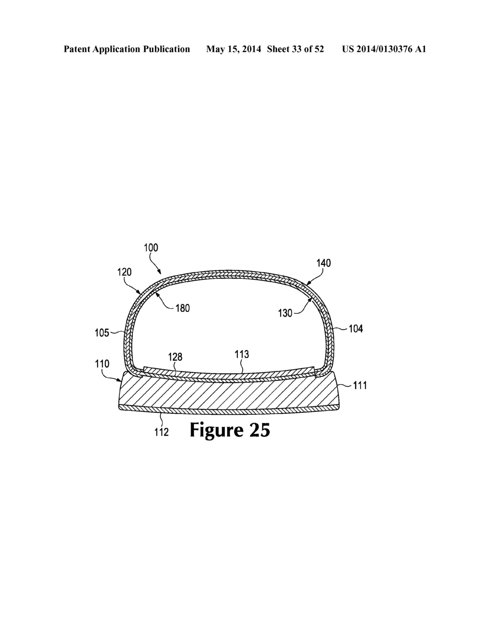 Article Of Footwear Incorporating A Knitted Component With Interior Layer     Features - diagram, schematic, and image 34