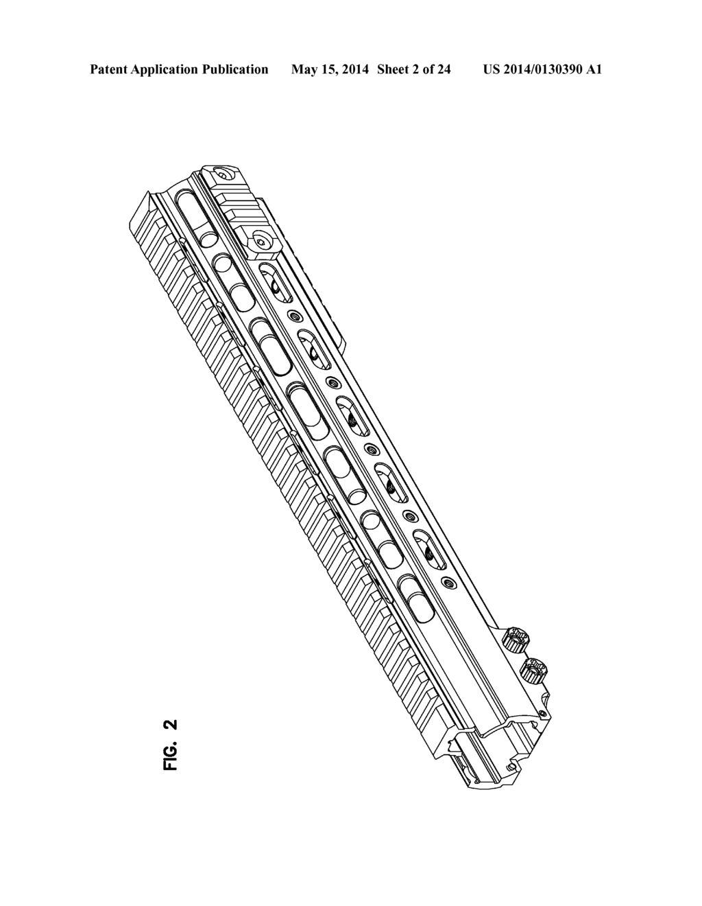 MODULAR RIFLE HANDGUARD - diagram, schematic, and image 03