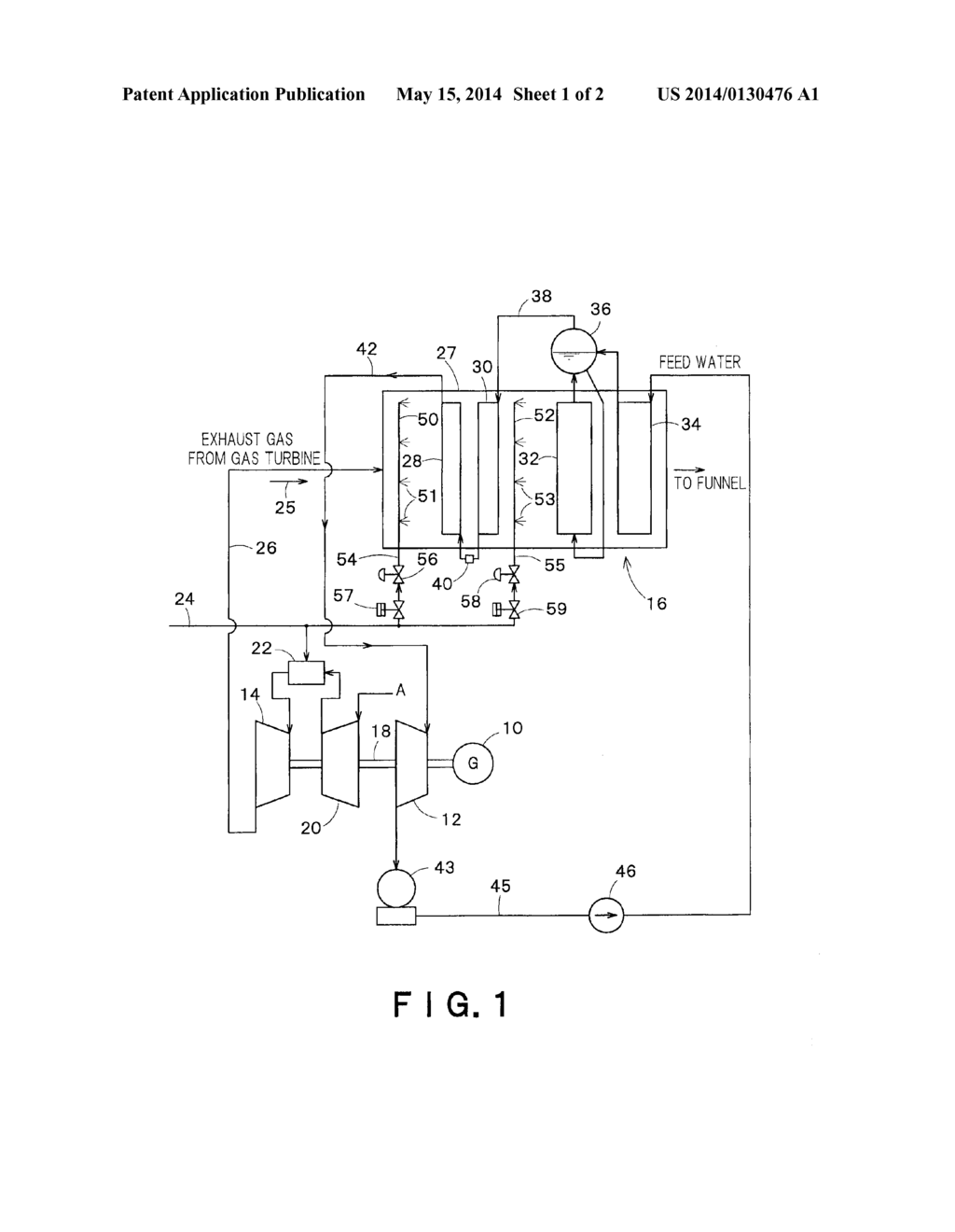 HEAT RECOVERY STEAM GENERATOR AND POWER PLANT - diagram, schematic, and image 02