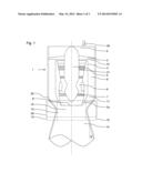 TURBOFAN ENGINE WITH CONVERGENT - DIVERGENT EXHAUST NOZZLE diagram and image