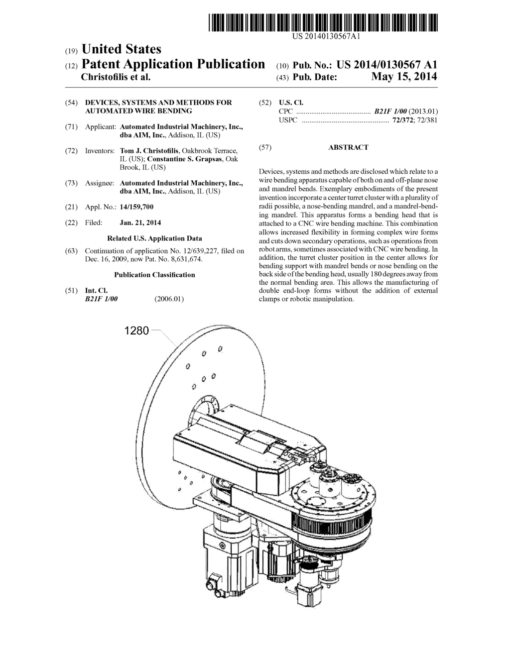 Devices, Systems and Methods for Automated Wire Bending - diagram, schematic, and image 01