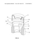 Thread clamping device including internal sensing, reporting and external     detector diagram and image