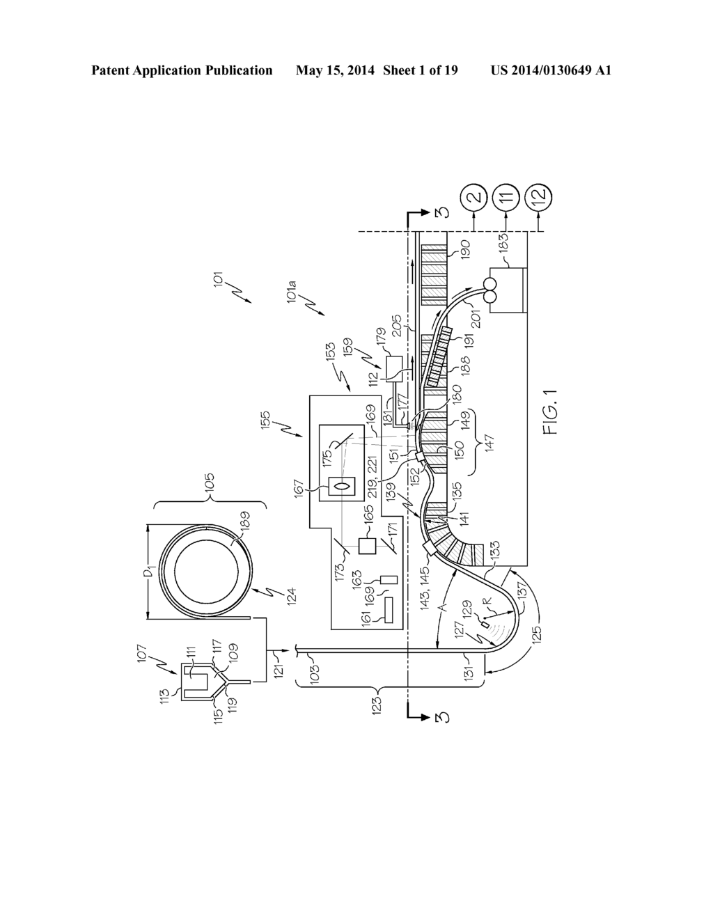 METHODS OF PROCESSING A GLASS RIBBON - diagram, schematic, and image 02