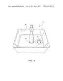 CONTAINER CLEANER WITH TIMING MECHANISM diagram and image